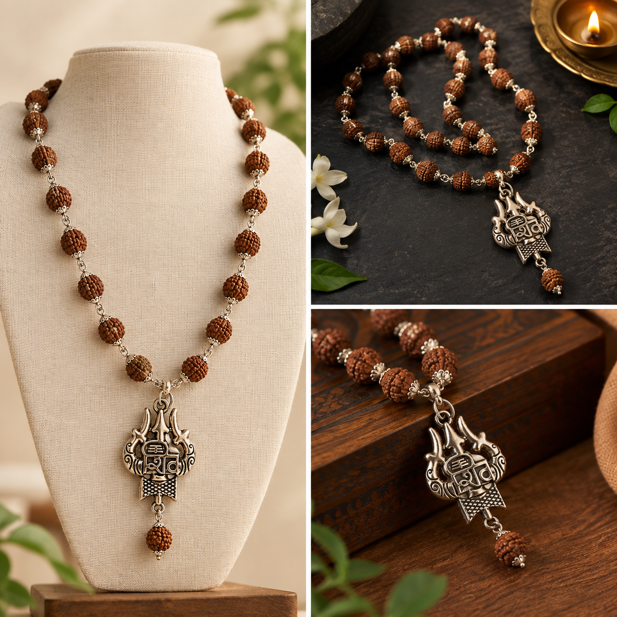 Latest Rudraksha Gold Plated Chain