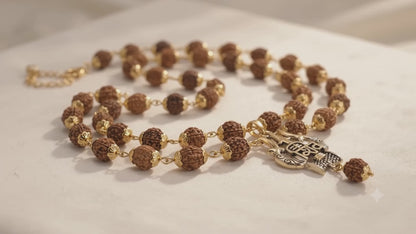 Latest Rudraksha Gold Plated Chain