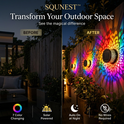 Solar Mandal Light for Diwali Decoration – Outdoor Wall Light for Balcony & Garden (Pack of 1)