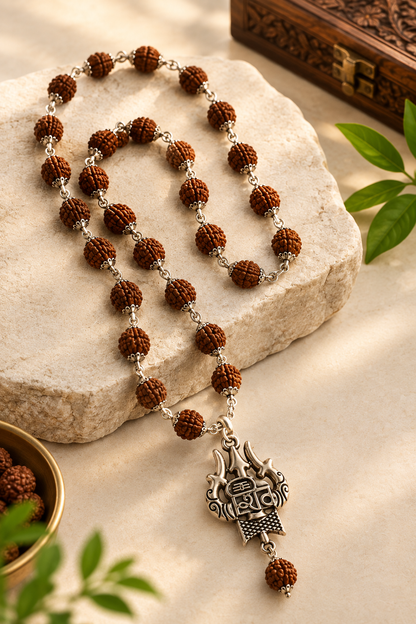Latest Rudraksha Gold Plated Chain