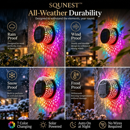 Solar Mandal Light for Diwali Decoration – Outdoor Wall Light for Balcony & Garden (Pack of 1)