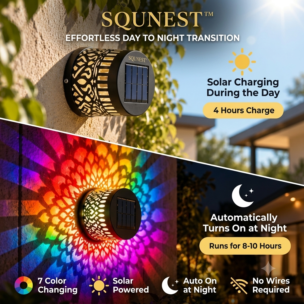 Solar Mandal Light for Diwali Decoration – Outdoor Wall Light for Balcony & Garden (Pack of 1)
