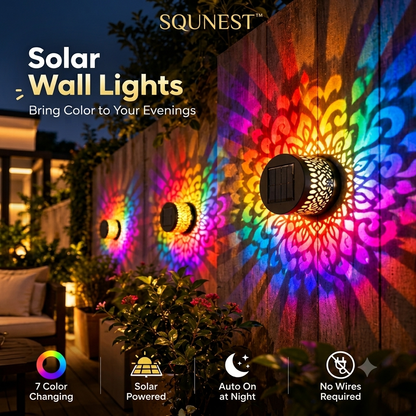 Solar Mandal Light for Diwali Decoration – Outdoor Wall Light for Balcony & Garden (Pack of 1)